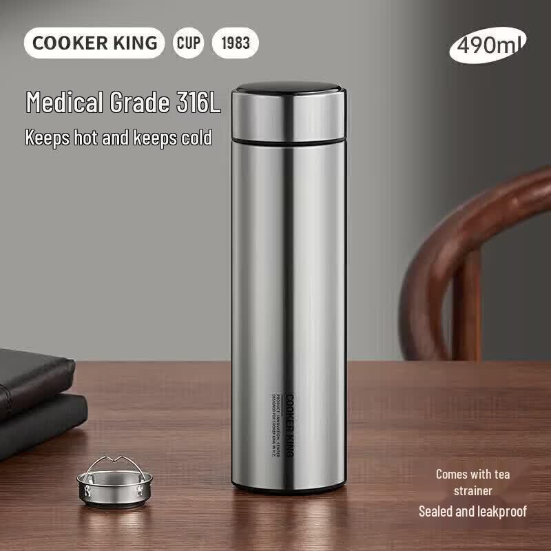 COOKER KING 316L Stainless Steel Tea Infuser Insulated Bottle