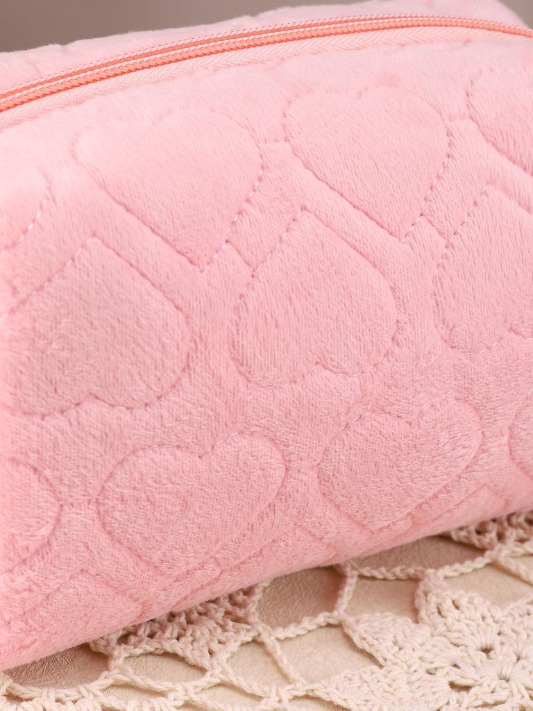 Love Solid Color Pencil Case Large Capacity Pen pouch Portable Storage Bag Trousse Pillow Pen BagPillow Stationery Pencil Case