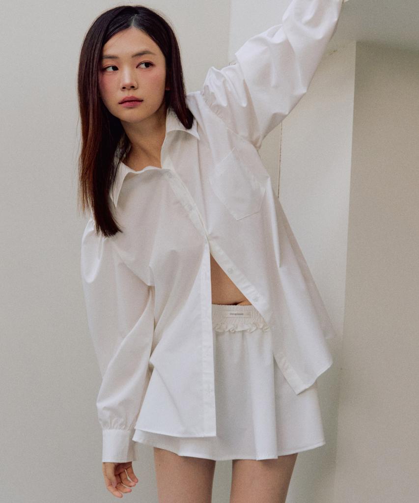ZEROPLANET Giselle Puff Shirt [White]