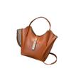 Vegetable Basket Bag Women Korean New Soft Leather High end Shoulder Bag Large Capacity Fashionable Niche Tote Bag Women