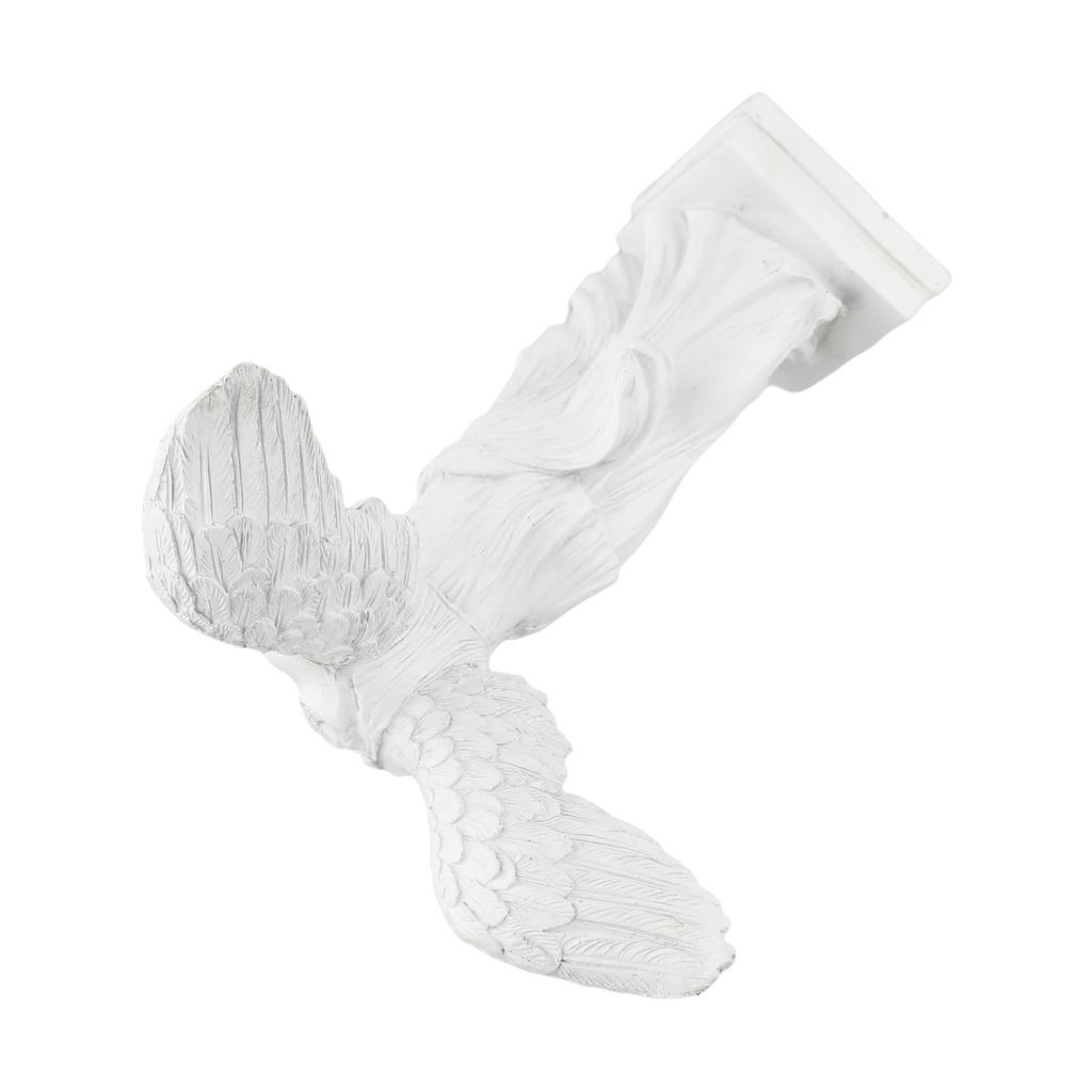 For Victory Goddess Desktop Resin Sculpture Winged Statue Ornament for Encouragement and Inspiration with Detailed Winged Design