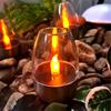 Solar Candles, Wine Glass Lights, Outdoor Waterproof LED Lights, Lawn, Courtyard, Garden Decoration, Atmosphere, Landscape Light
