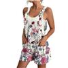 Women Suspender Jumpsuit Women Summer Comfortable Ladies Casual Solid Pockets Loose Suspender Shorts