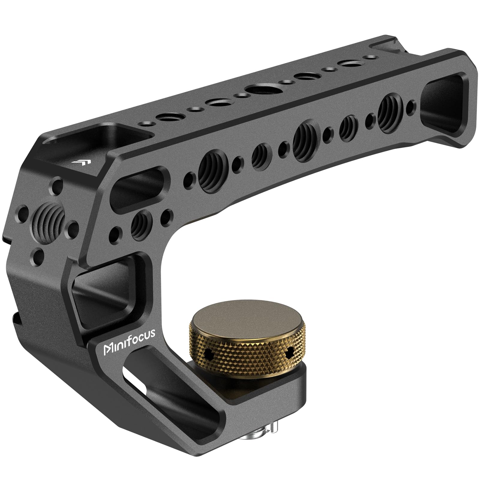 

Top Handle with Locating 5 Cold Shoe Mounts for LED Universal Camera Hand Grip with and Thread and Locating Pins for ARRI Grips 3/8 -16 Pins,