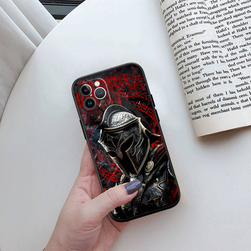 IR25 Spartan Warrior Case for Samsung A06 A35 A25 A24 A15 A05S A05 M55 M35 M15 A02 A12 A13 A10 A16 A20 A30 A22 A31 A32 A33 A42 A50