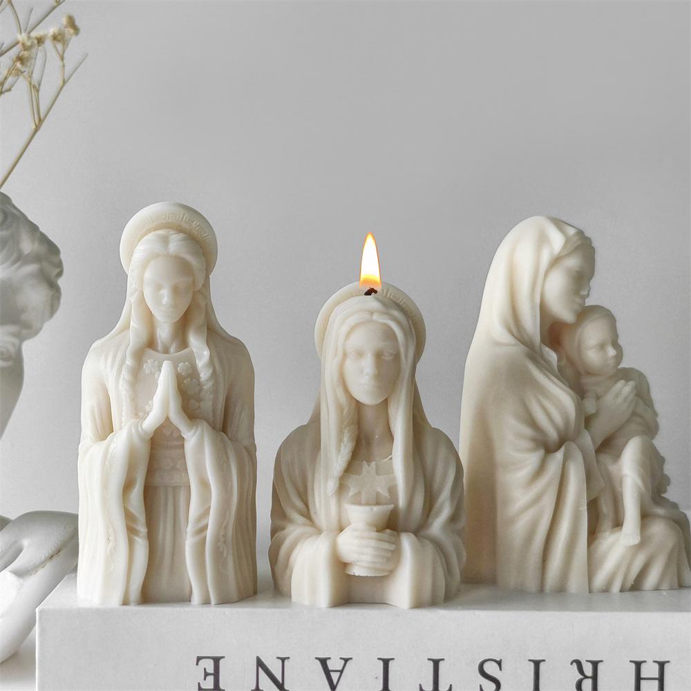 Plaster Mold Non-Stick Goddess Statue Silicone Mold Reusable Epoxy Resin Mold For Art Lovers Interior Decoration Craft