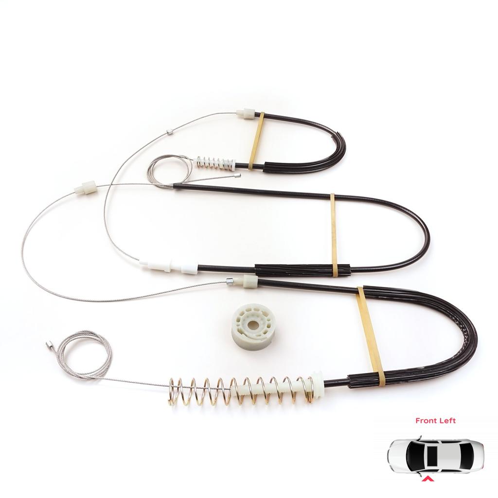 EWR5172 Window Regulator Repair Kit Left for VW EOS 1F7 1F8 2006-2015  2-Door Coupe Convertible CC 1Q0837461