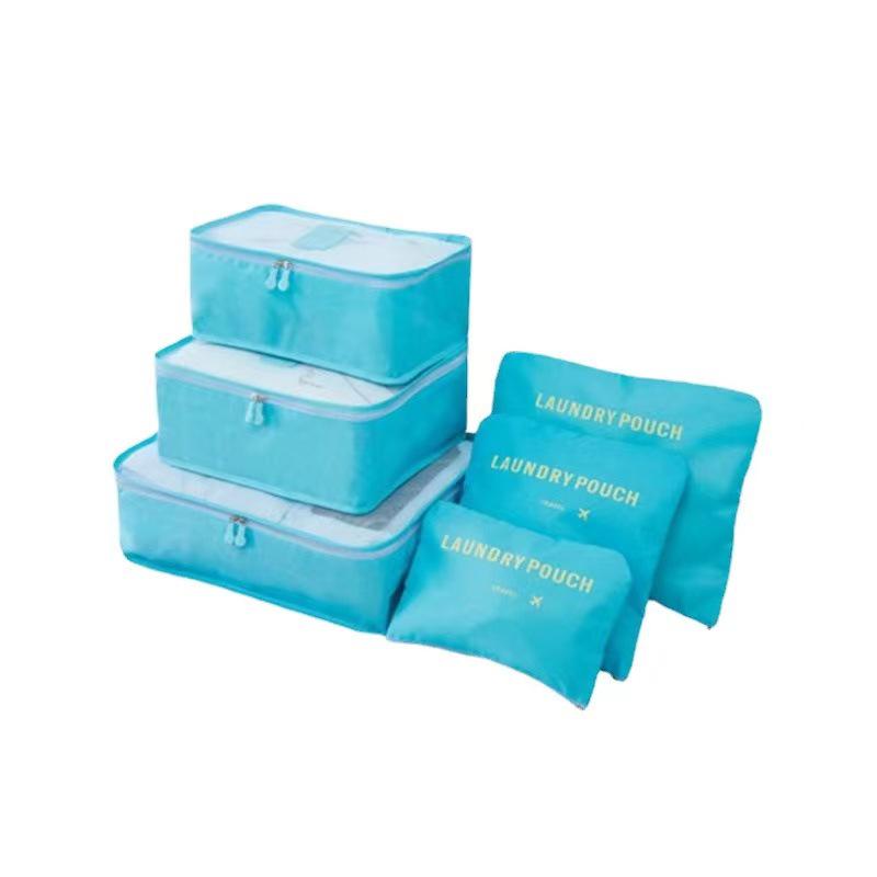 Korean-Style Waterproof Travel Organizer: 6-Piece Set