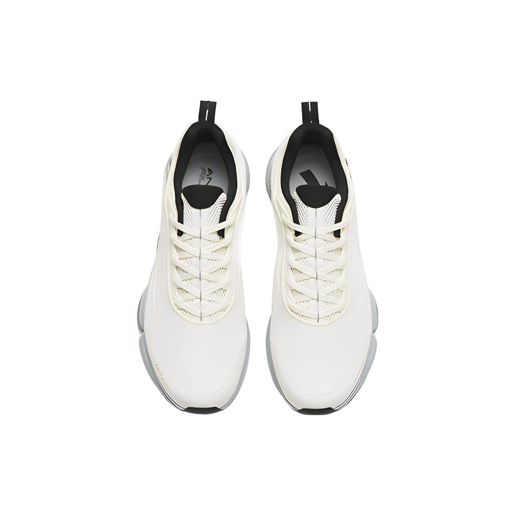 Anta Durable Non-Slip Low-Top Running Shoes Men Sneakers White Blue 112315501-4