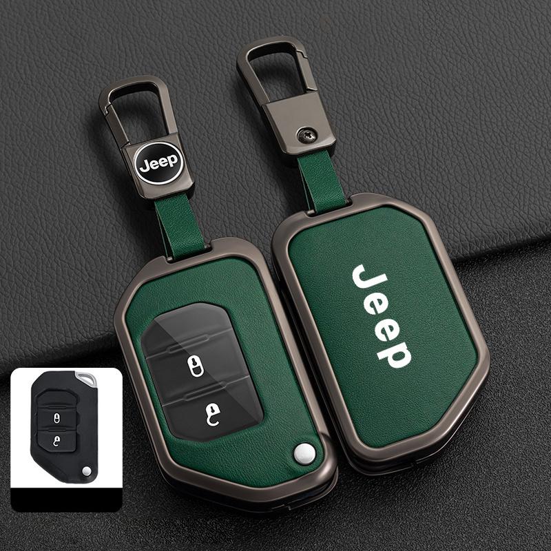 Car Remote Key Case Cover Protector Shell For Jeep Gladiator JT Sahara JLU Wrangler JL Rubicon 2018 2019 2 3 4 Button Flip Key