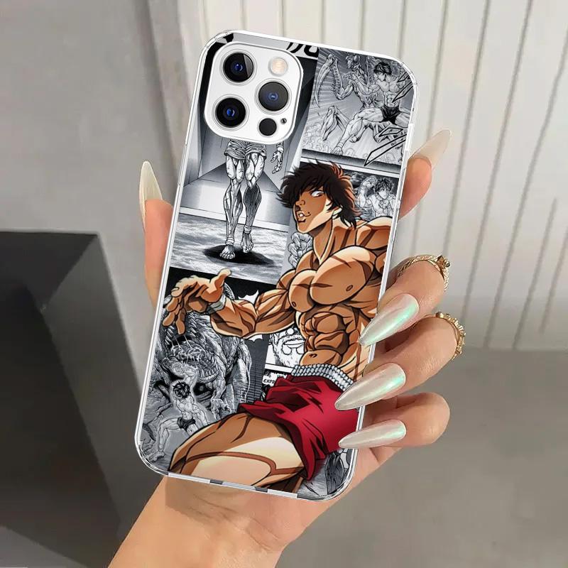 Baki the Grappler Original Anime Phone Case for Iphone 17 Air 16 15 Plus 14 13 Mini 12 11 Pro Max 16E 7 8 SE 2020 Soft Funda Pri