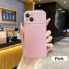 For Apple iPhone 13 14 15 Case iPhone 13 Plus 14 Plus Cover Capa Phone Back Bumper Shockproof TPU Liquid Silicone Soft Fundas