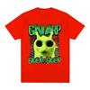 Gnarp Silly Alien Cat Meme Brainrot T Shirts Gen Z Stupid Funny Unisex Women Clothing Fashion Oversized Cotton T-Shirt Streetwear
