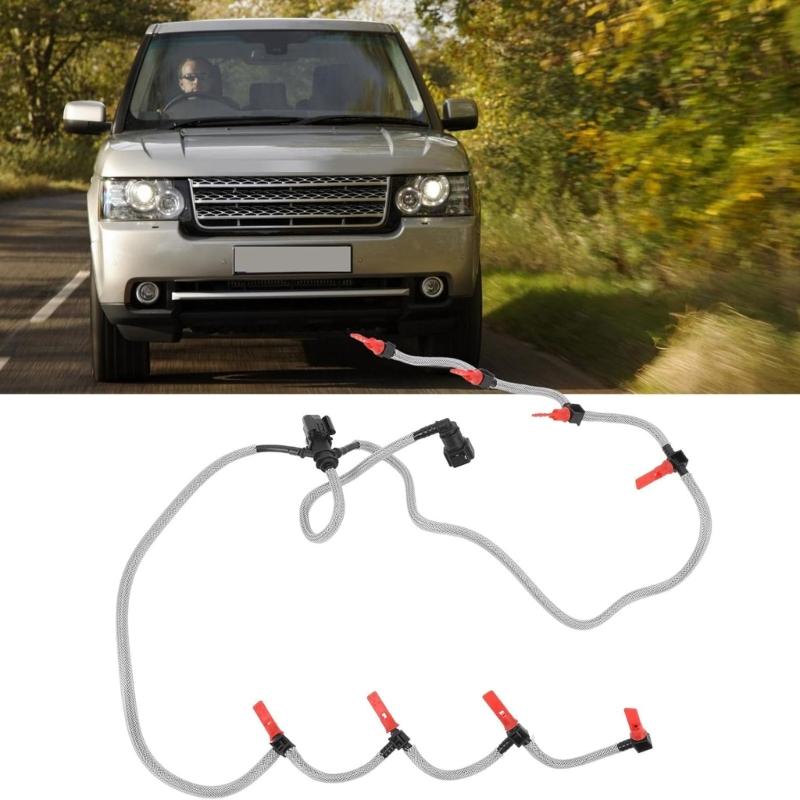 Automotive Repair Injector Fuel Return Line Leakoff Tube For 3.6 TDV8 L322 1423955 6H4Q9K022LC SUV Maintenance Essential