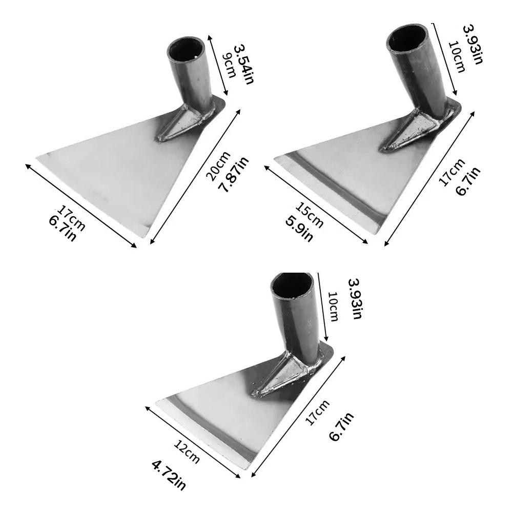 Durable Garden Hoe Household Outdoor Farming Tools Forging Weeding Hoe for Digging Soil Planting Vegetables Flowers