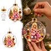 Christmas Ball Ornaments Set of 8 Hanging Decorations for Holiday Tree and Home Decor