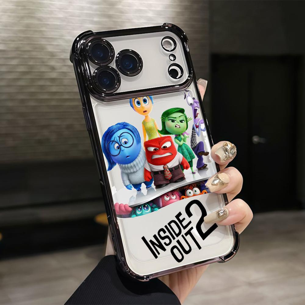 Funny Inside Out Phone Case for Samsung Galaxy A57 A56 A55 A54 A53 A52 A37 A36 A16 A06 4G 5G Anti-drop Transparent Cover