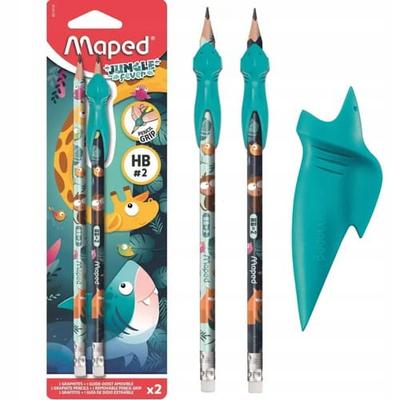 Maped Jungle Fever HB Pencil with Cap 2pcs