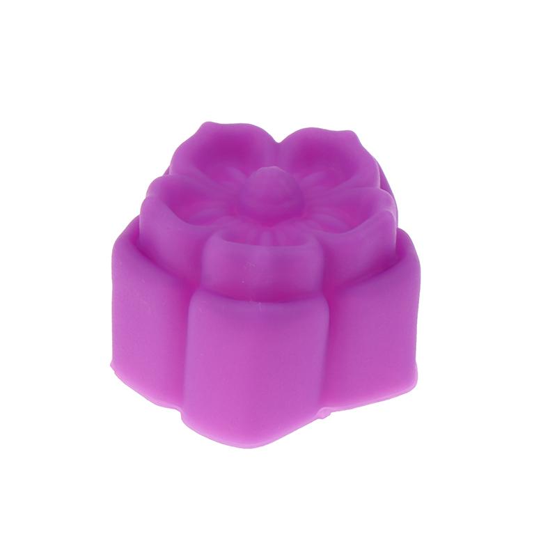 

10 шт. силиконовые формы для кексов в форме орхидеи своими руками, формы для выпечки кексов с антипригарным покрытием, кухонные формы для выпечки кексов 10pcs