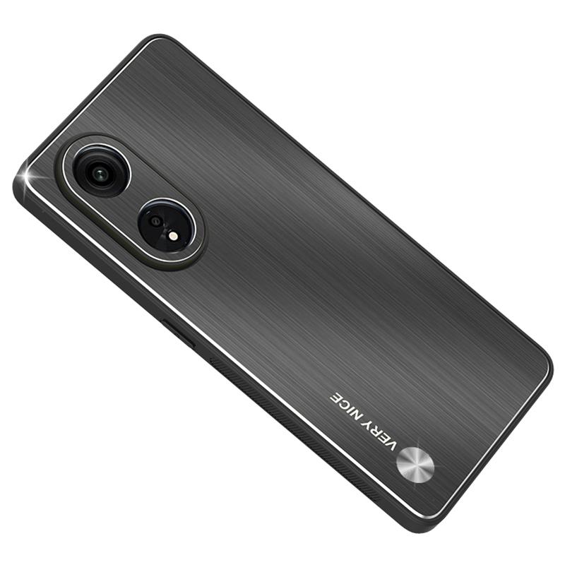 

Матовый чехол для Oppo A1 Pro 5G/Reno8 T 5G/A98 5G, рамка из ТПУ, задняя крышка из алюминиевого сплава для мобильного телефона Black
