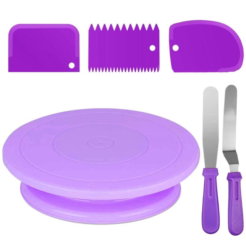 Revolving Cake Stand Professional Turntable for Cupcakes Pastries Decorations Home Baking Tool Kitchen Baking Equipment