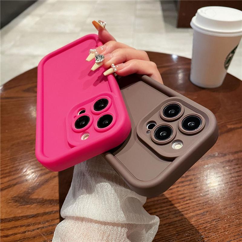 Pro iPhone 15 Pro Max Luxusní Candy Tekutý Silikonový Rám Pouzdro na Telefon Pro iPhone 11 12 13 14 15 16 Plus X XR Ochranný Kryt Objektivu