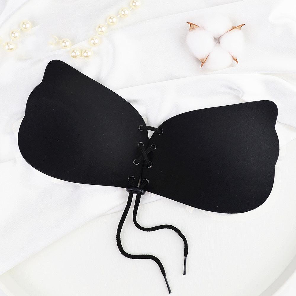 

Новый сексуальный стикер на грудь тонкий бесшовный невидимый бюстгальтер однотонный для платья специальный стикер на грудь силиконовый бюстгальтер C чёрный