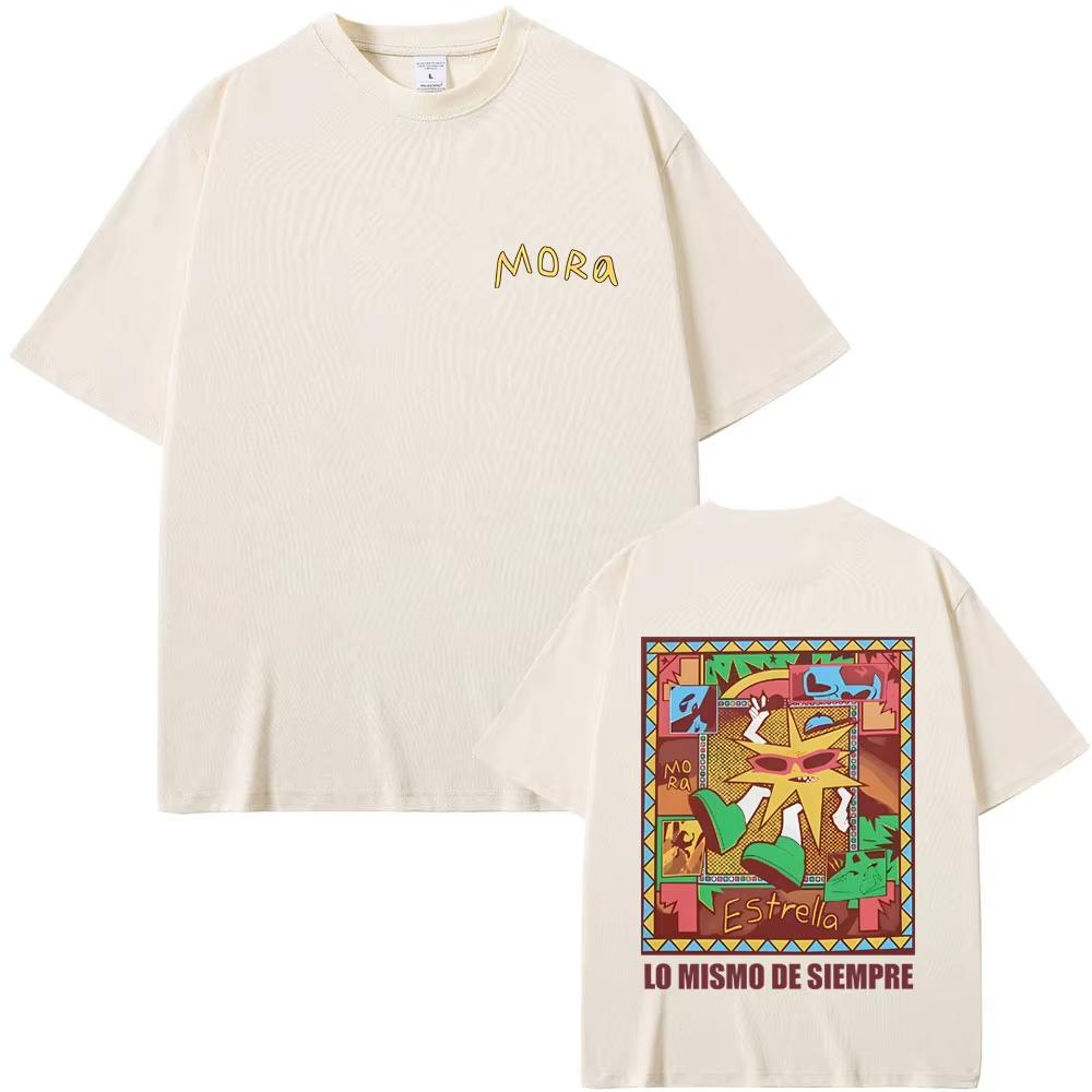 

Rapper Mora Lo Mismo De Siempre Graphic T-shirt Men Women Cotton Casual Oversized Tshirts Male Fashion Pop Music T Shirt S