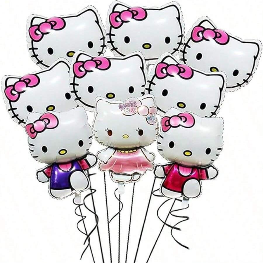 

Cartoon Kitty Cat Balloons - Decorative Balloons for Baby s First Birthday