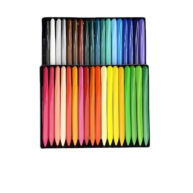 Triangular Washable Children's Crayons - Mess-Free, Double-Ended Doodle Pens for Kids