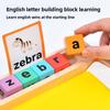 Spell Letter Words Wooden Sandboard Learning Toy For Early Childhood Education