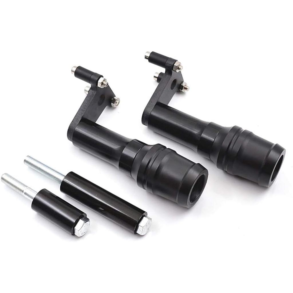 Motorcycle Frame Sliders/Engine Sliders for Kawasaki Ninja 400 Z400 (2018-2023) and Ninja 250 Z250 (2019-2023) (Black)