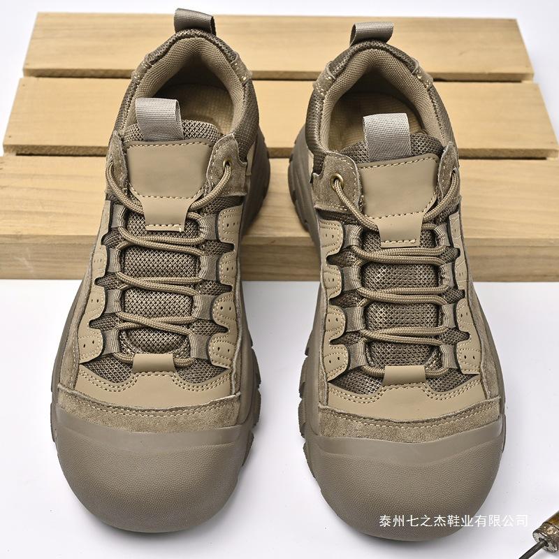Men's shoes 2026 Spring and Autumn sports leisure outdoor hiking shoes anti slip workwear shoes men's travel shoes