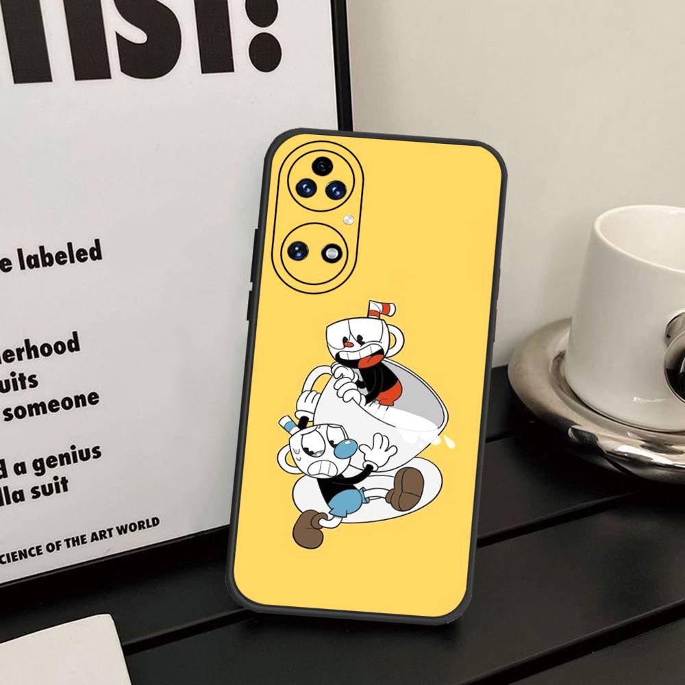 Cute Cuphead Phone Case For Huawei P 8 9 10 20 30 40 50 Pro Lite Psmart Honor 10 Lite 70 Mate 20lite