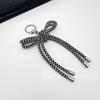 Handmade Butterfly Knot  Flash Mobile Phone Pendant Bag Accessory Elegant Personality Style Keychain Decoration