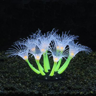 Aquarium Fish Tank Landscaping Decoration Fake Water Plants - Silicone Simulation Coral