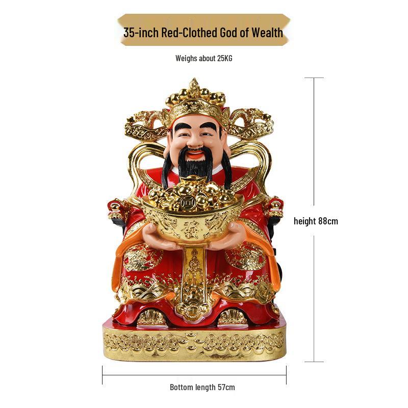 Fan Li God of Wealth Figurine – New Year Office & Home Decor