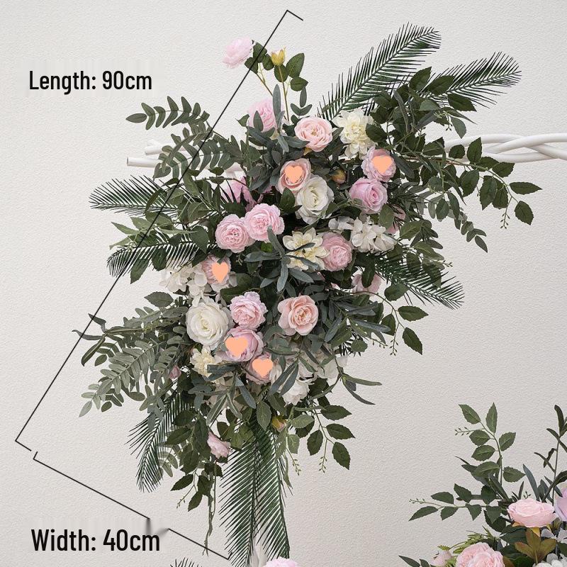 Silk Floral Arrangement for Wedding Aisle or Banquet Decoration