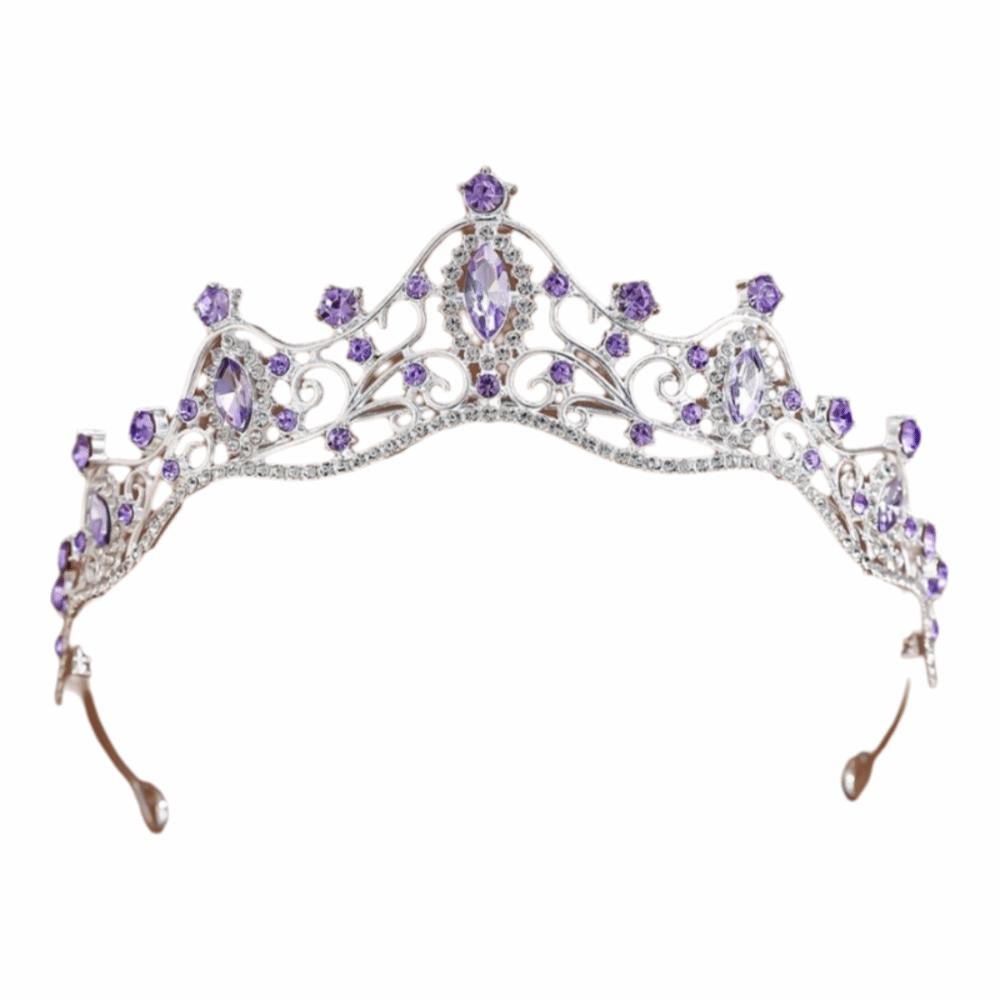 Baroque Queen Princess Crown Rhinestone Prom Jewelry New Crystal Tiara  Wedding Party