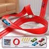 Children And Boys Cool Diy Assembly Track Aluminum Alloy Racing Car Gravity Inertia Sliding Track Toy Puzzle Assembly Cars Gifts