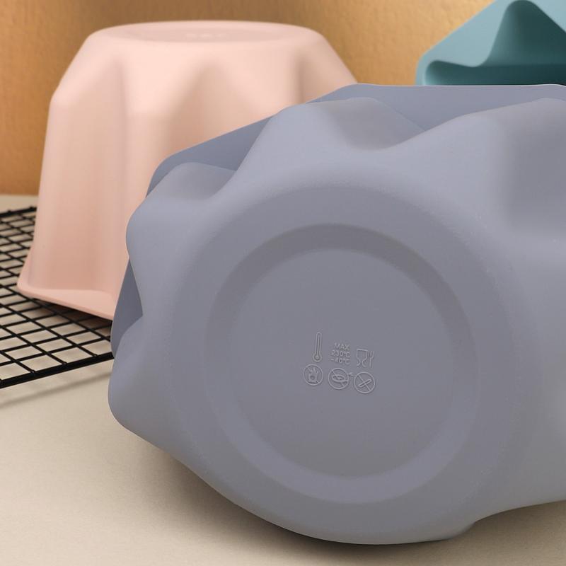 Stampo Ottagonale in Silicone per Alimenti Antiaderente Strumenti da Forno per Mousse, Budino, Pasticceria e Preparazione di Dolci