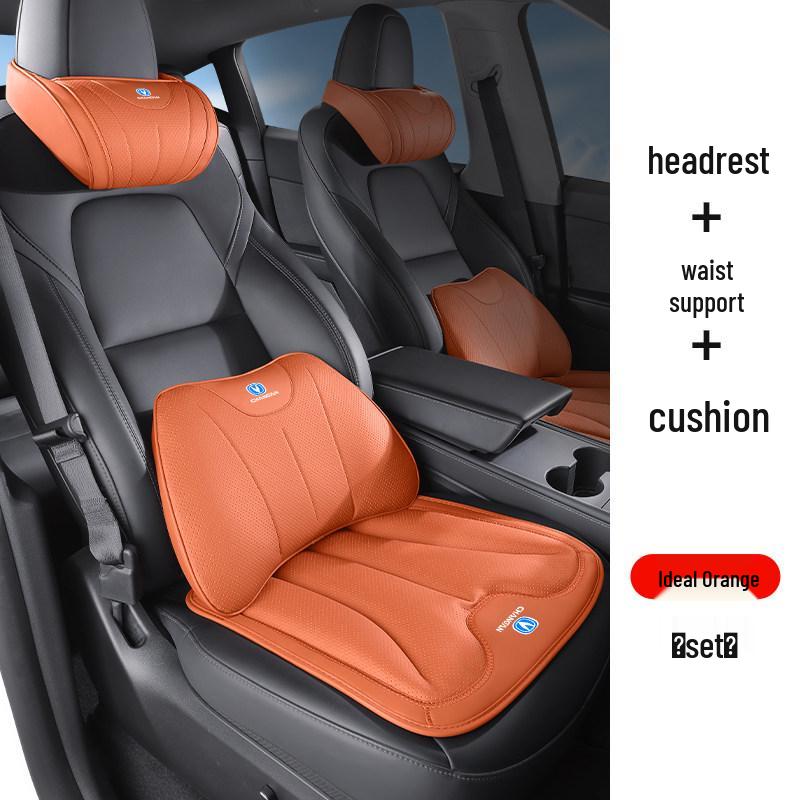 Compatible Neck Pillow & Lumbar Seat Cushion for Changan CS75 PLUS, UNI-V, EADO, Lumin, CS55PLUS