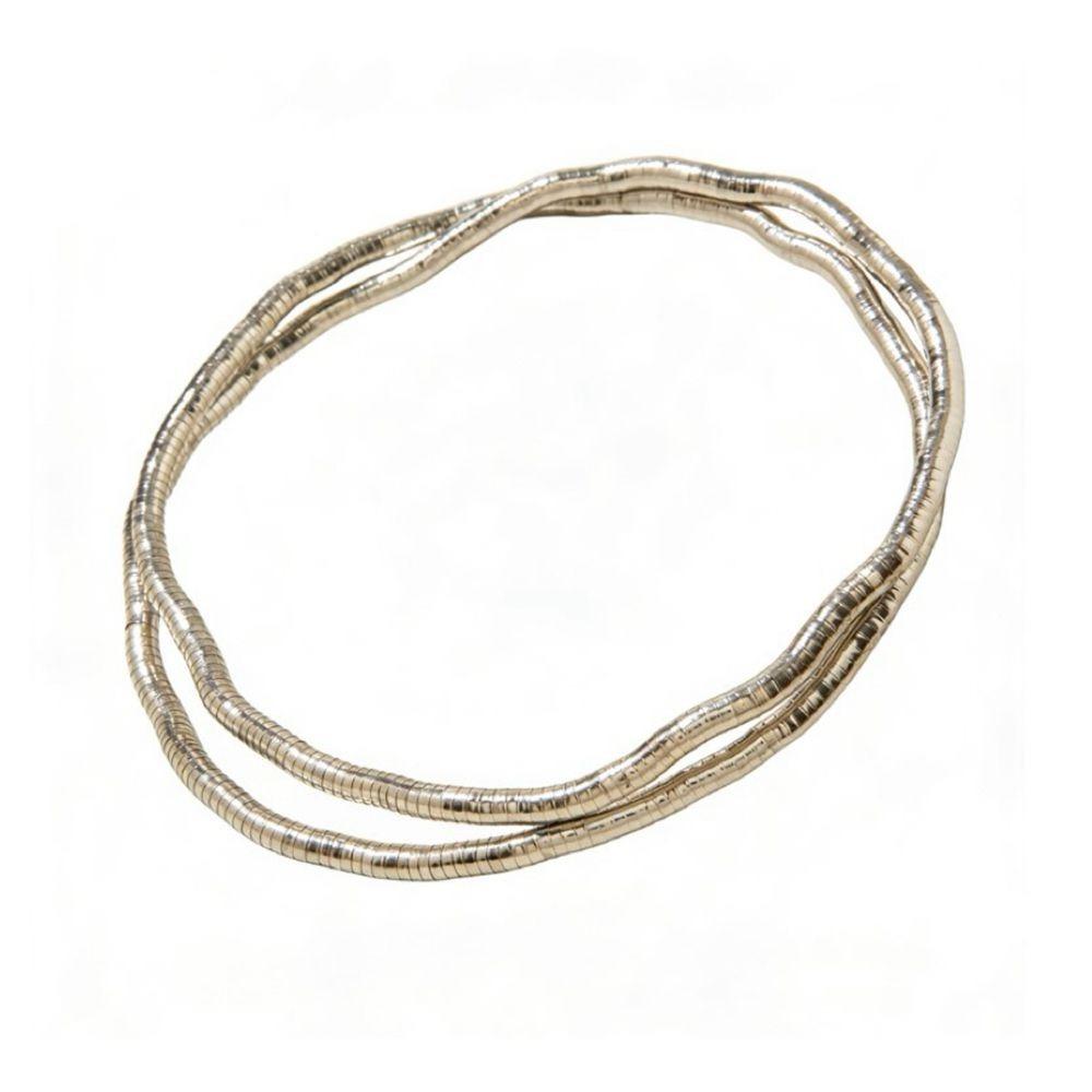 Metal Iron Twistable Collar Necklace Multi-layered Freely Wrapped Necklace  Fashion