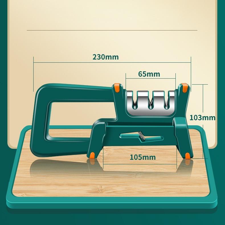 Newly Upgraded 4in1 Knife Scissors Sharpener ,Fast Diamond Knife Sharpener, Multifunctional Whetstone