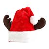 Cosplay Soft Plush Christmas Hat Tree Elk Festive Santa Claus Hat Funny New Year Clown Hat Party