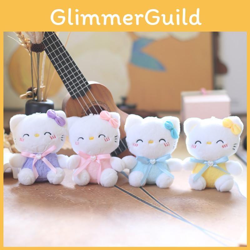 Plush Soft Short Cat Doll Stuffed Animal Keychain Gift Girls For