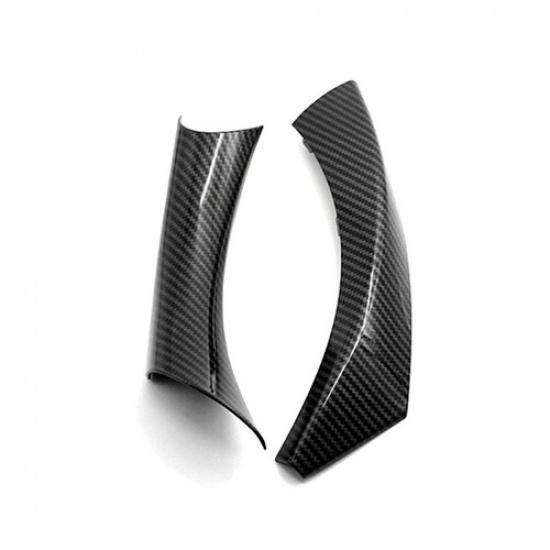 For BMW 3 Series E90 04-12 Left Right Door Handle Panel Pull Cover Black/Carbon