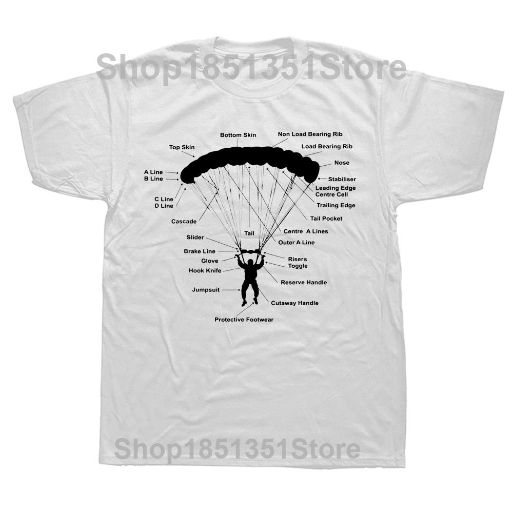 

Funny Paraglider Parachute Anatomy Paragliding Skydiving T Shirts Graphic Cotton Streetwear Short Sleeve Birthday Gifts Tshirt S