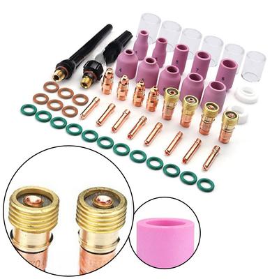 Kit d'accessoires de torche de soudage pratique 55 pièces Électrode en cuivre pour outils de soudage à l'argon Utilisation professionnelle et fiable