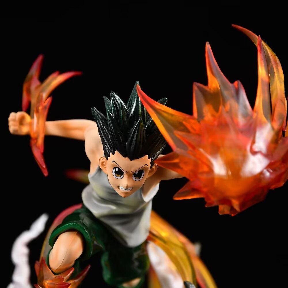 Hunter x Hunter Killua Zoldyck & Ging Freecss Sprinting Scene Figurine Ornament Gift.